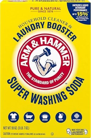 Arm & Hammer Super Washing Soda Household Cleaner, 55 oz Box