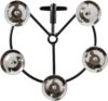 Tycoon Percussion Tambourine With Steel Jingles TBHHT-S
