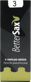 BetterSax Tenor Saxophone Jazz Reeds (Strength 3.0)