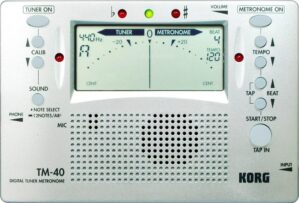 Korg TM40 Large Display Digital Tuner Metronome