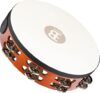 Meinl Percussion Traditional 10-Inch Wood Tambourine, 2 Row