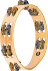 Meinl Percussion Traditional Tambourine With Nickel And Brass Jingles (TA2M-SNT)