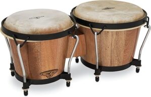 Latin Percussion Traditional Wood Bongos CP221-AW Natural