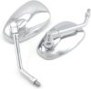 surpassme Universal 10mm Chrome Motorcycle Side Mirrors