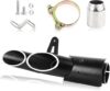 FLYPIG Universal Aluminum Exhaust Muffler Pipe 51mm Dual-Outlet