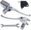 Stylemafia Universal Motorcycle Brake Clutch Lever (Silver)