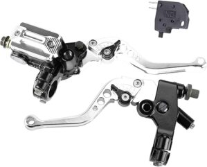 MRELC Universal Motorcycle Handlebar Brake Master Cylinder Set