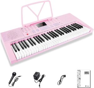 Vangoa VGK610 Piano Keyboard, 61 Mini Keys