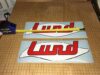 Lund Vintage Boat Pair Decals 70’s SSV