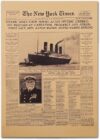 HAOHUODUO Vintage Titanic Disaster Poster By The New York Times