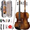 Vangoa Violin 4/4 Full Set, Solid Spruce Wood