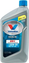 Valvoline VR1 Racing 20W-50 Motor Oil, 1 Quart