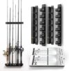 OJYDOIIIY Wall Mount Fishing Rod Holders, Vertical Rack