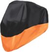 Wrypun Waterproof Motorcycle Cover, XXXL Orange