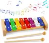 LOOIKOOS Xylophone For Kids With Mallets