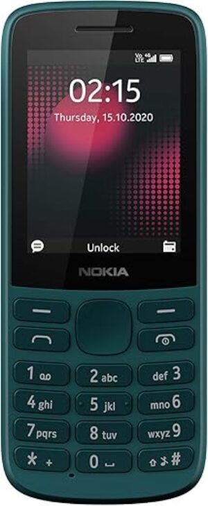 Nokia 215 GSM Mobile Phone 4G Cyan