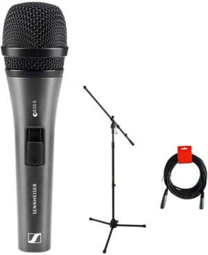Sennheiser E835-S Cardioid Vocal Microphone Bundle