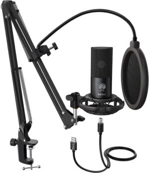 FIFINE FIFINE USB Microphone Kit With Boom Arm