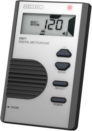 SEIKO Pocket Size Metronome DM71SE – Silver