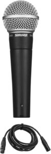 Shure SM58-LC Vocal Microphone With XLR Cable