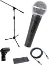 Shure SM58-S Microphone Bundle With Accessories