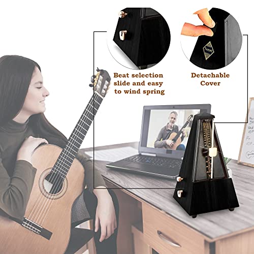 Tempi Mechanical Metronome For Musicians, Molded Black - Image 3