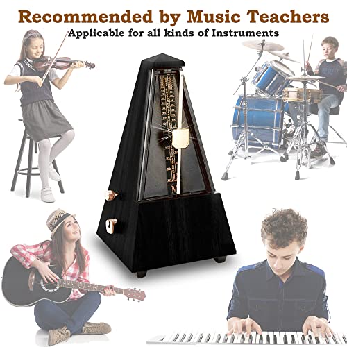 Tempi Mechanical Metronome For Musicians, Molded Black - Image 5