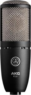 AKG Vocal Condenser Microphone, XLR, Black (3101H00420)