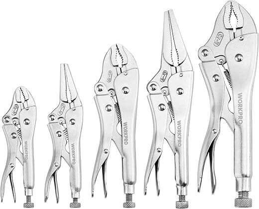 WORKPRO 5-Piece Locking Pliers Tool Set