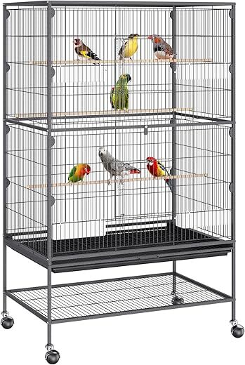 VEVOR 52 Inch Wrought Iron Bird Cage