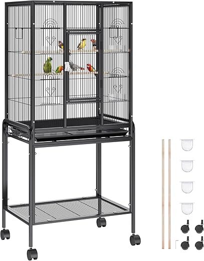 VEVOR 54 Inch Wrought Iron Bird Cage