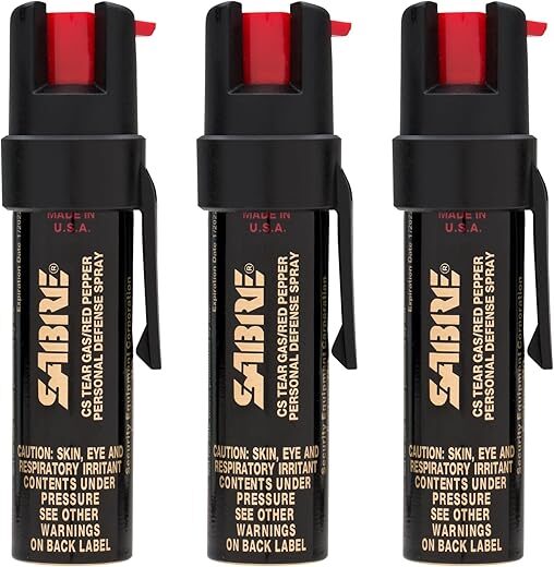 SABRE Advanced Pepper Spray, 3-in-1 Formula