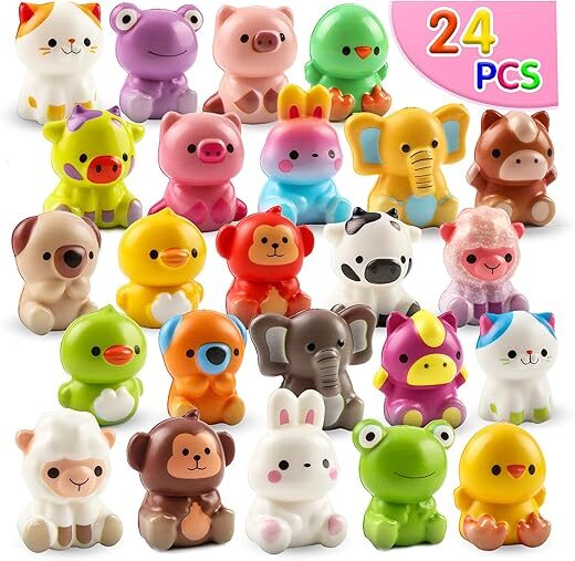 KissFuture Animal Squishy Toys 24PCS Party Favors