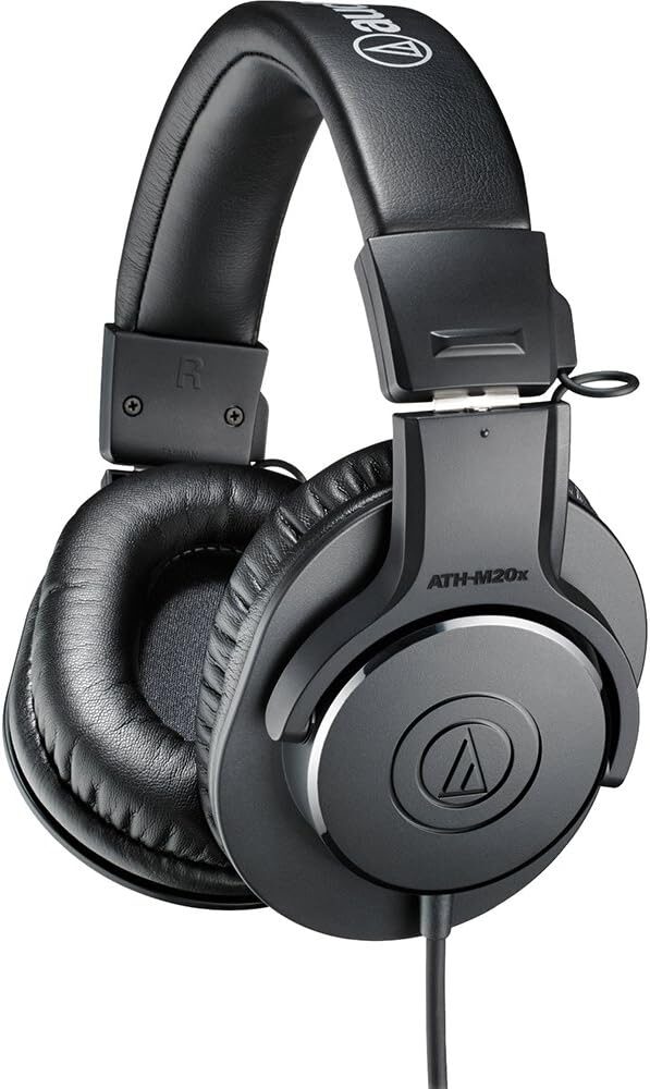 Audio-Technica ATH-M20X Professional Studio Monitor Headphones
