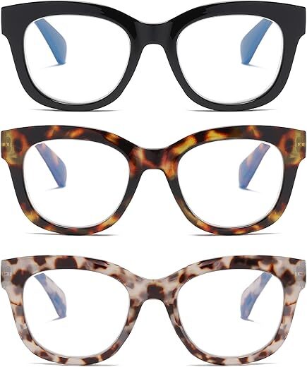 ZXYOO Blue Light Blocking Reading Glasses +2.25