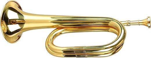 LiebeWH Brass Cavalry Bugle With Mouthpiece