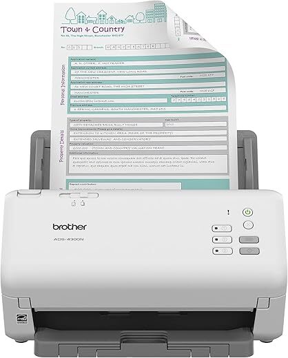 Brother ADS-4300N Professional Desktop Scanner
