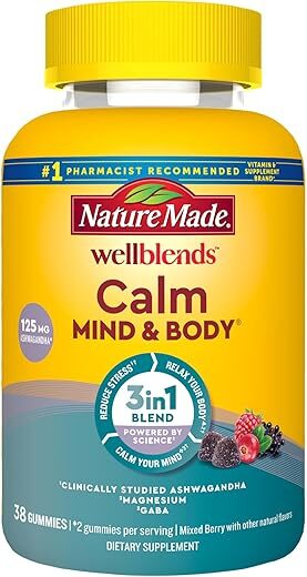 Nature Made Calm Mind & Body Stress Relief Gummies