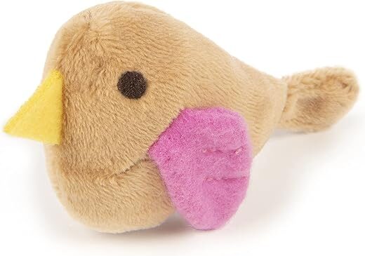 SmartyKat Chickadee Chirp Sound Cat Toy, Catnip