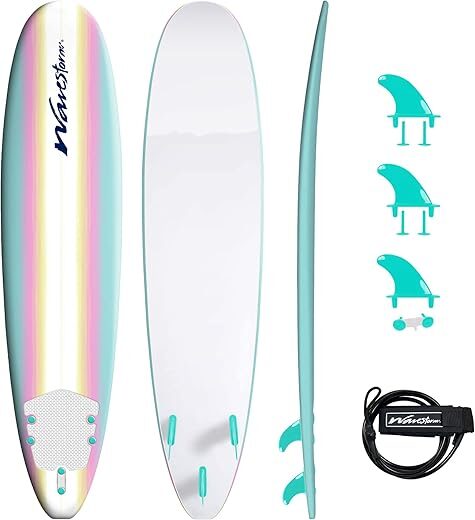 WAVESTORM Classic Soft Top Foam 8ft Surfboard