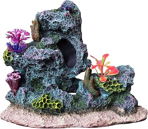 majoywoo Colorful Coral Reef Aquarium Decor with WP123