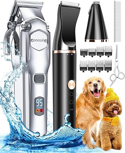 oneisall Dog Grooming Kit for Thick Hair