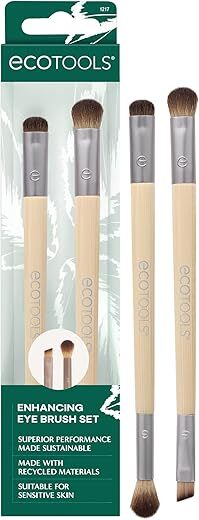 EcoTools Enhancing Eye Brush Set For Eyeshadow & Liner