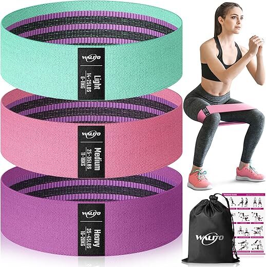 WALITO Fabric Resistance Bands for Legs and Butt