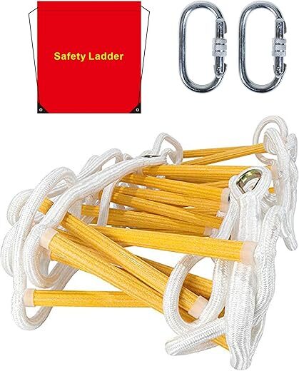 Petonline Fire Escape Ladder, 16FT, 2 Story