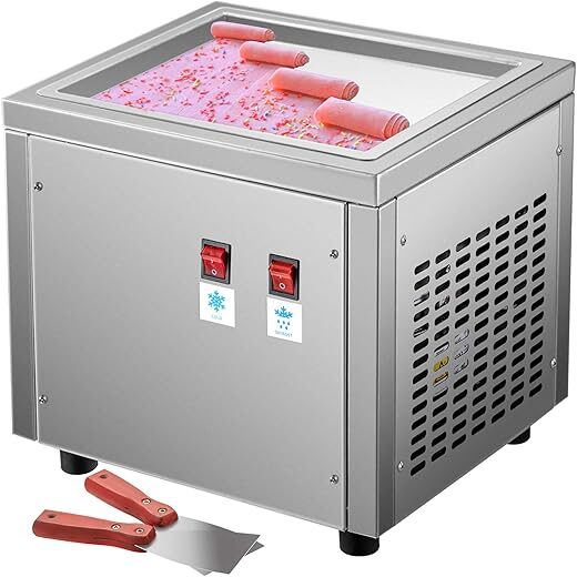 VEVOR Fried Ice Cream Roll Machine Square