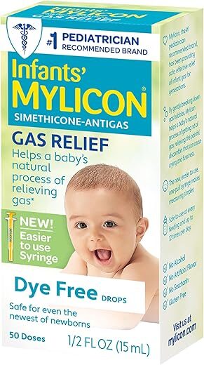 MYLICON Gas Relief Drops For Infants, Dye Free