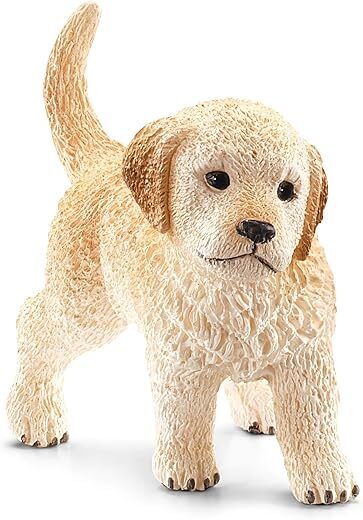Schleich Golden Retriever Puppy Toy Figurine