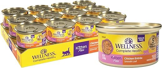 Wellness Grain-Free Chicken Entrée Kitten Food