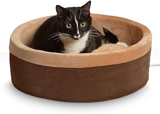 K&H Pet Products Heated Thermo-Kitty Bed For Cats